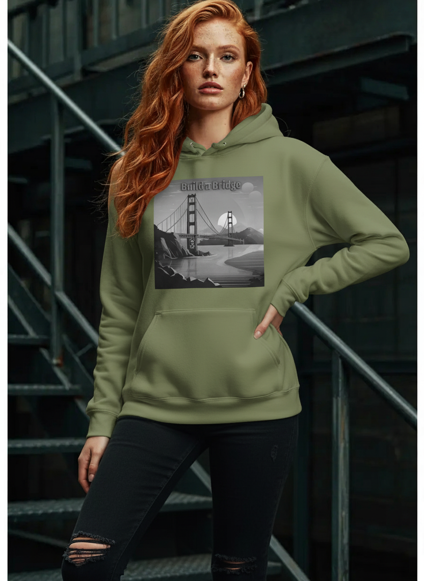Build a bridge (alternative) - Womens Hoodie