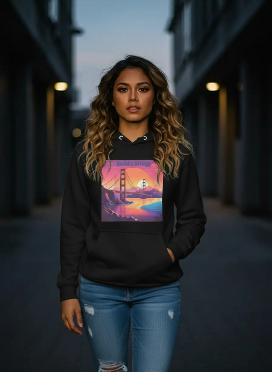 Build a bridge - Womens Hoodie