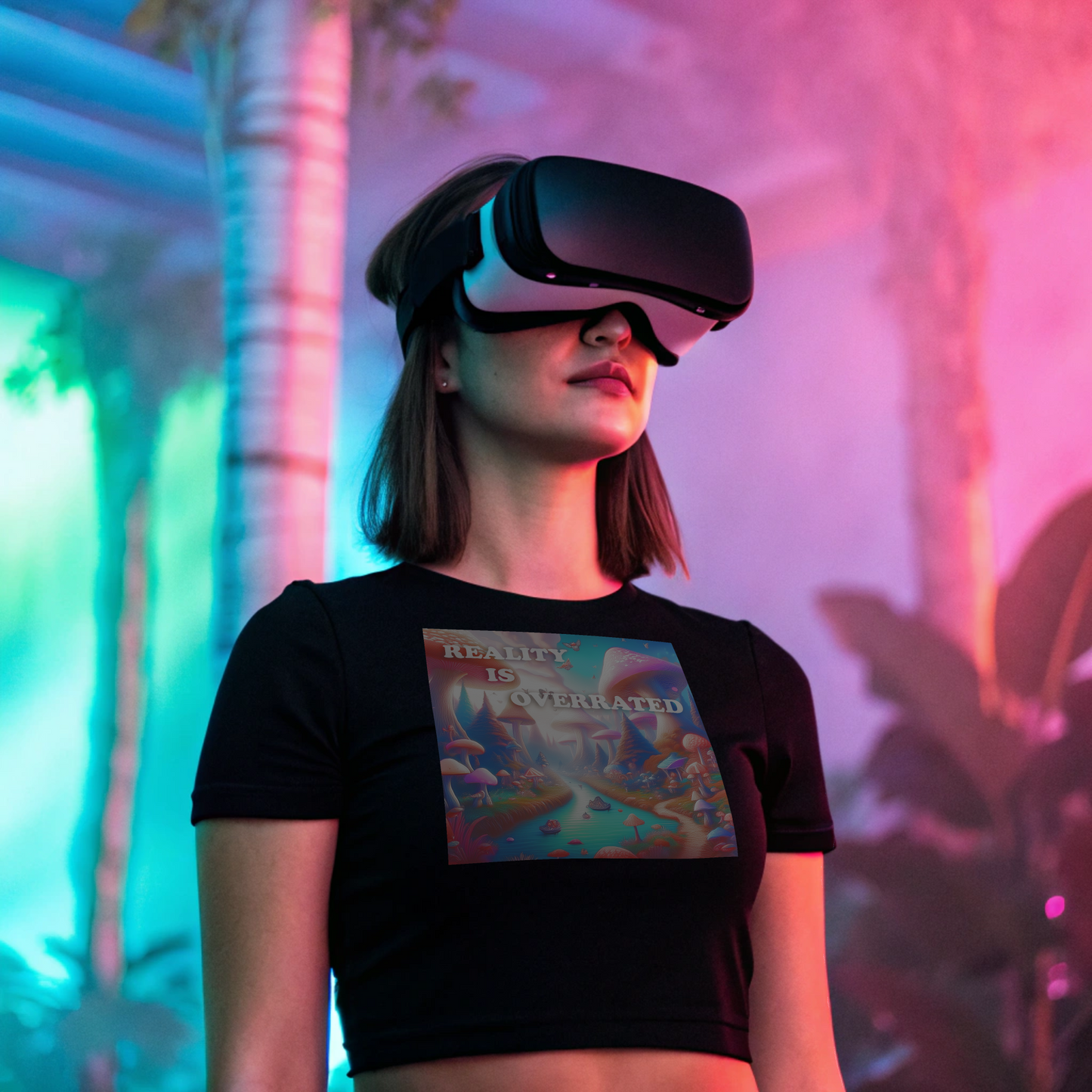 Reality - Womens Crop Tee